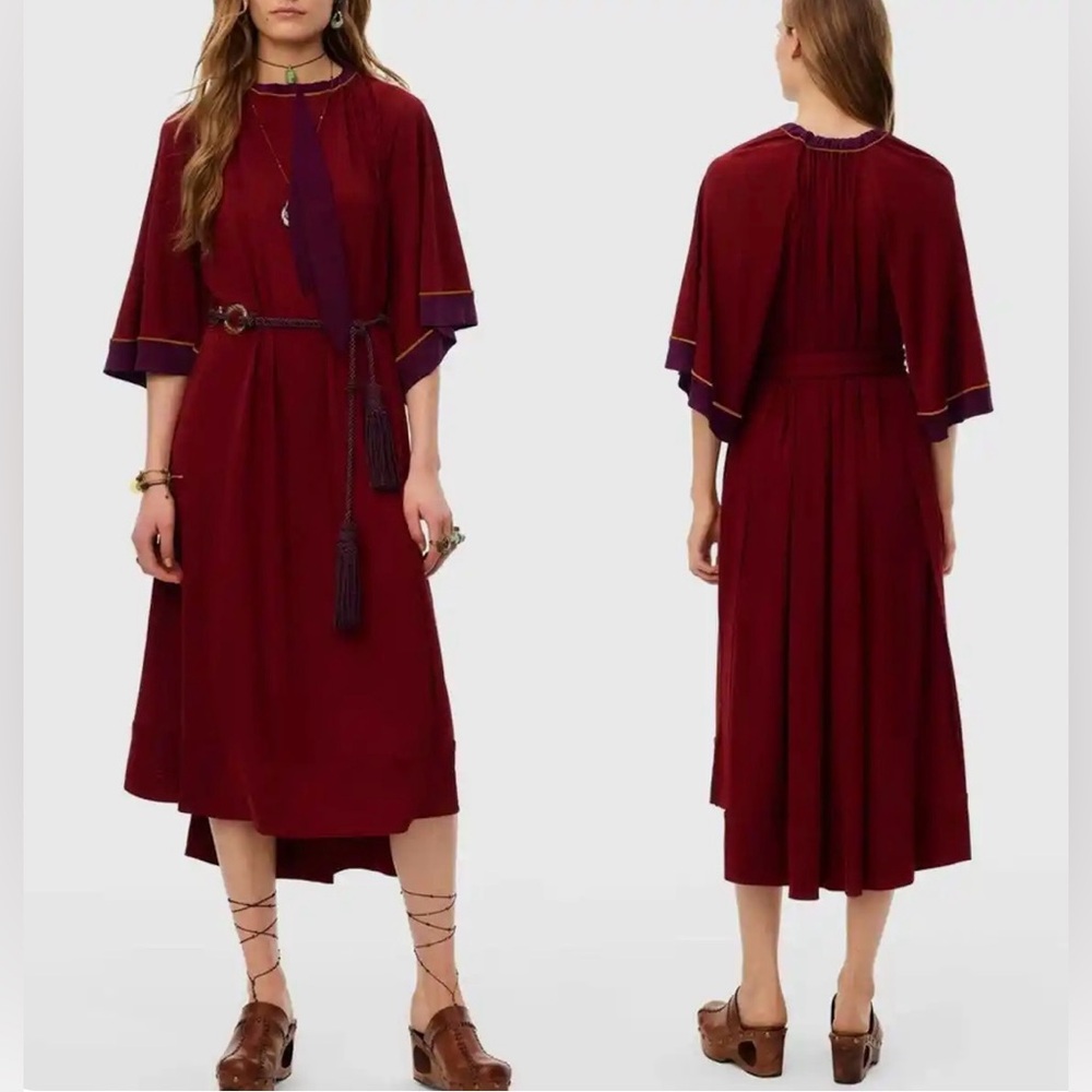 NWT Zara Limited Edition Spring Summer 2021 Knit Midi Sheath Dress - Slit Hem XS
